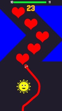 蛇蛇吃顏色游戲截圖1