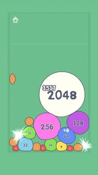 合成彈彈球2048游戲截圖1