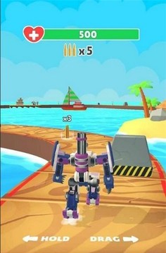 機器人跑酷射擊游戲截圖4
