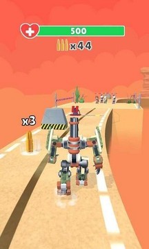 機器人跑酷射擊游戲截圖2