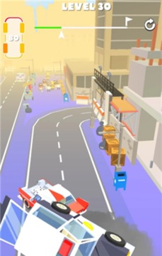 瘋狂汽車(chē)躲警察游戲截圖2