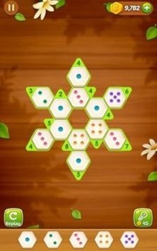 六角數(shù)字拼圖游戲截圖2