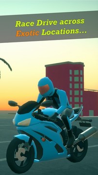 真實(shí)摩托車3D游戲截圖3