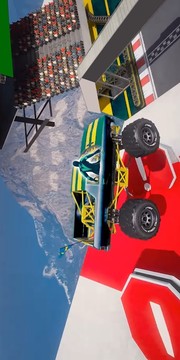 超級英雄超級坡道汽車特技游戲截圖1