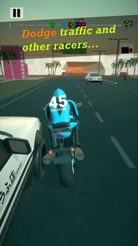 真實(shí)摩托車3D游戲截圖1