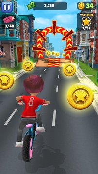 自行車賽沖刺游戲截圖3