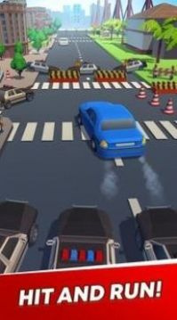 城市街道警車追逐游戲截圖3