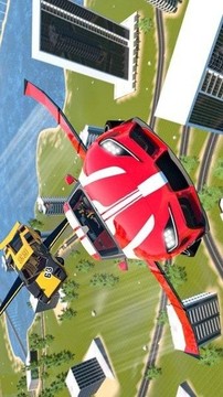 現(xiàn)代飛行汽車(chē)模擬器3D游戲截圖1