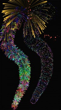 炫彩煙花模擬游戲截圖1