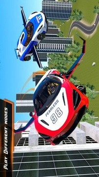 現(xiàn)代飛行汽車(chē)模擬器3D游戲截圖2