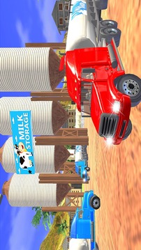 牛奶運(yùn)輸罐車(chē)3D游戲截圖3