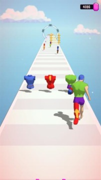超級英雄混搭跑酷游戲截圖2