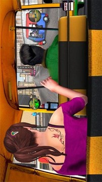 交通賽車人力車游戲截圖2