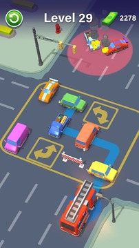 汽車擁堵拼圖游戲截圖1