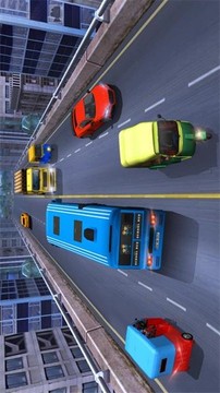 交通賽車人力車游戲截圖3