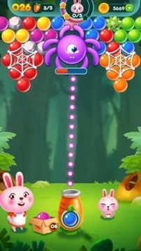 兔子泡泡动物森林射手游戏截图2