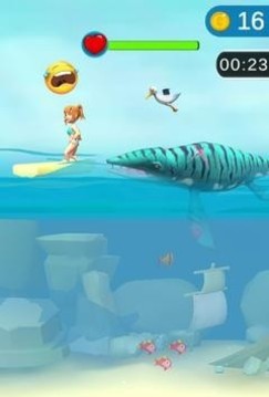 鯊魚瘋狂3D游戲截圖2