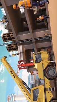 建筑工人和起重機游戲截圖1