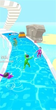 滑溜跑3D游戲截圖2