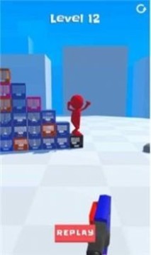 打倒牛奶箱3D游戲截圖3