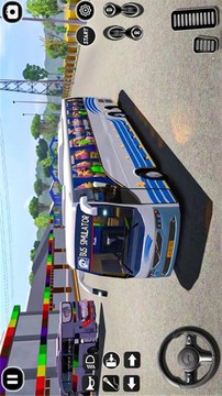印度越野爬坡巴士3D游戏截图1