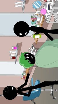 做頭發(fā)的火柴人游戲截圖1