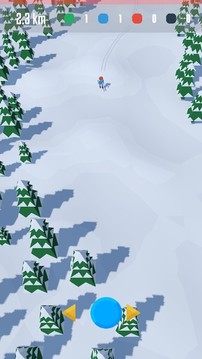 無盡的3D滑雪游戲截圖2