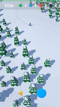 無盡的3D滑雪游戲截圖1