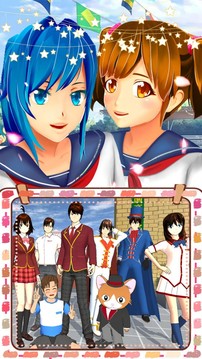 櫻花校園時(shí)尚少女游戲截圖1