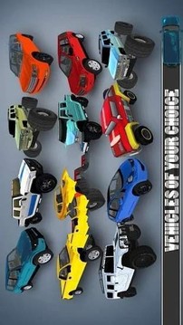 坡道特技飆車游戲截圖2