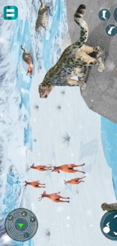 雪地雪豹模擬器游戲截圖1