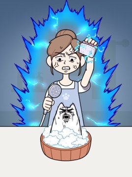 朕不想洗澡游戲截圖3