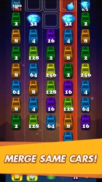 點(diǎn)擊汽車(chē)2048游戲截圖3