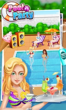 泳池派对化妆沙龙 - 女孩游戏游戏截图1