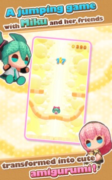 初音未來編織玩偶Jump游戲截圖4