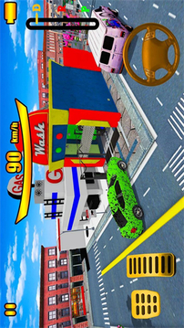 汽車(chē)洗車(chē)駕駛學(xué)校游戲截圖2