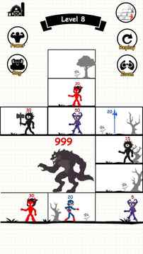 火柴人無盡戰(zhàn)斗游戲截圖2
