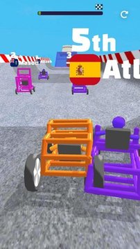 手繪撞車比賽游戲截圖1