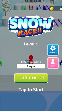 雪地賽跑游戲截圖2