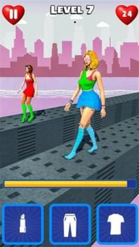 走秀美女時尚賽跑游戲截圖3
