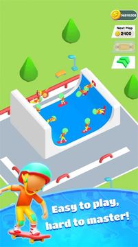 休閑滑板公園游戲截圖2