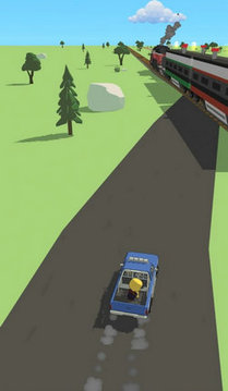 汽车追逐火车游戏截图3