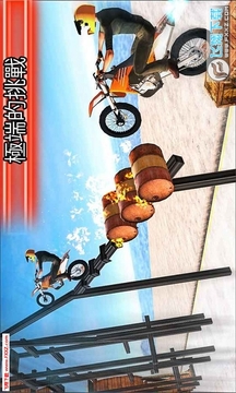 自行車3D特技游戲截圖1