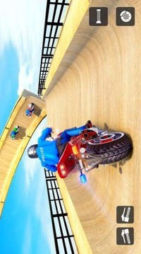 摩托车驾驶特技竞速游戏截图2