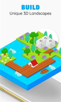 像素填色3D游戲截圖1