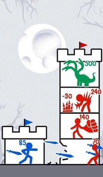 火柴人戰(zhàn)爭(zhēng)塔樓游戲截圖2