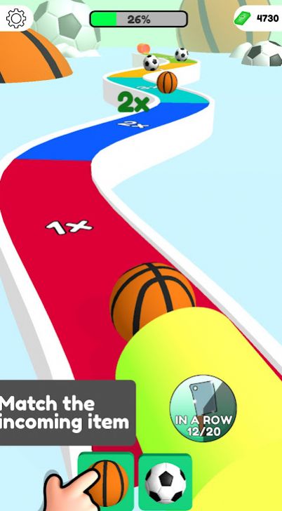 匹配和打擊跑游戲截圖1