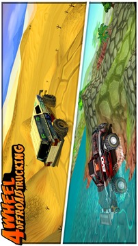 4 Wheel OffRoad Monster Truck游戲截圖1