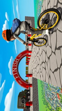 無(wú)畏的BMX特技賽車(chē)3D游戲截圖5