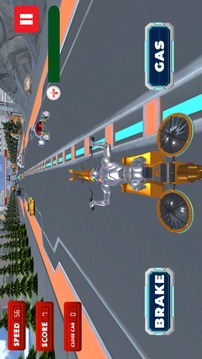 Sci-Fi Traffic Racer游戲截圖3